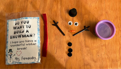 Make A Snowman Student Gift