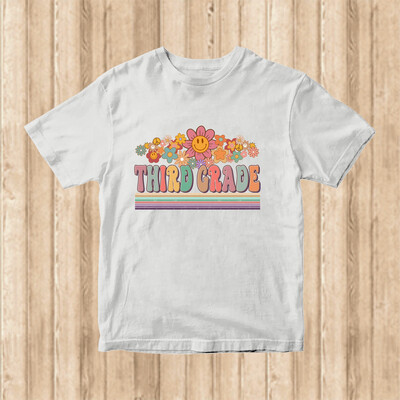 Retro Smiley Teacher Shirt