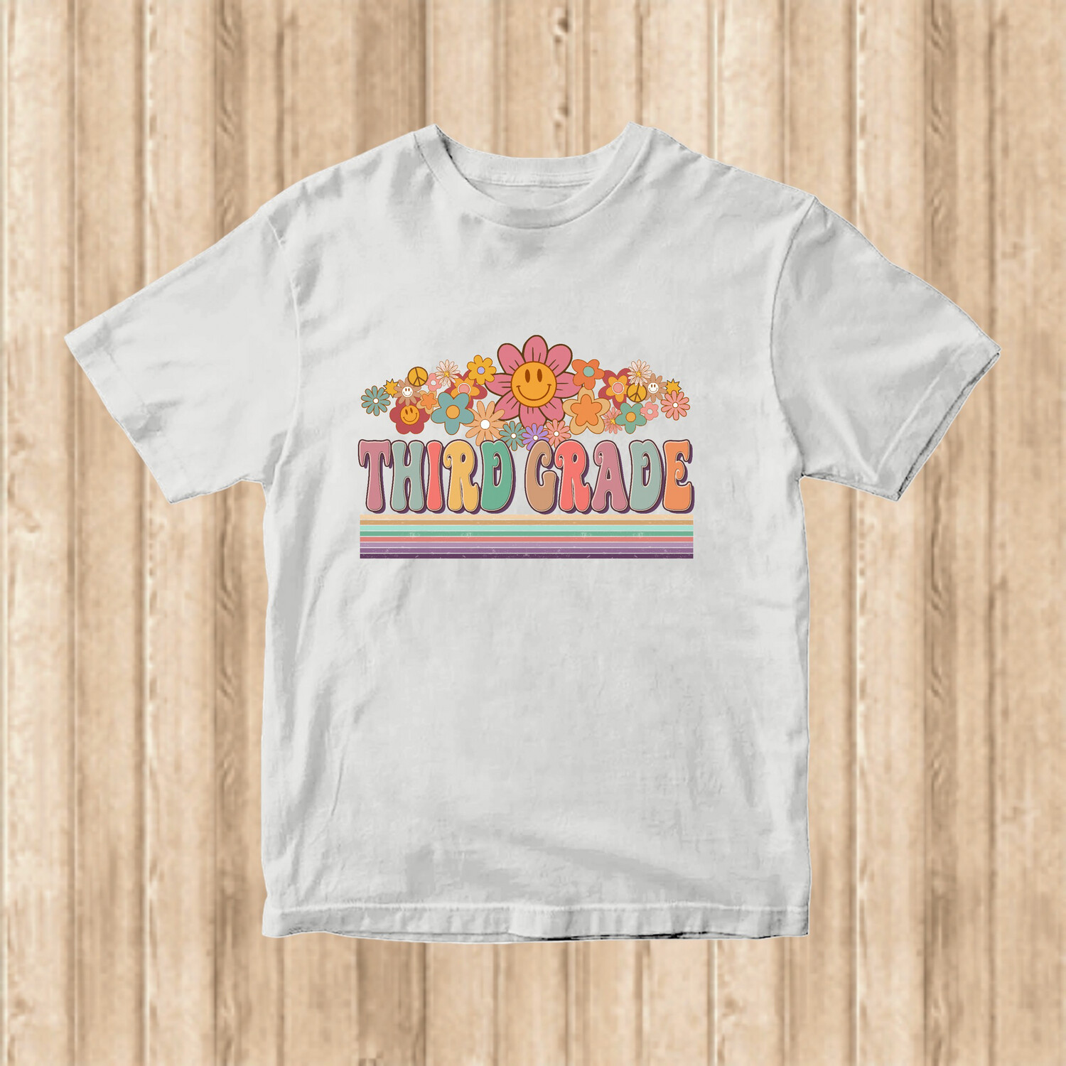 Retro Smiley Teacher Shirt