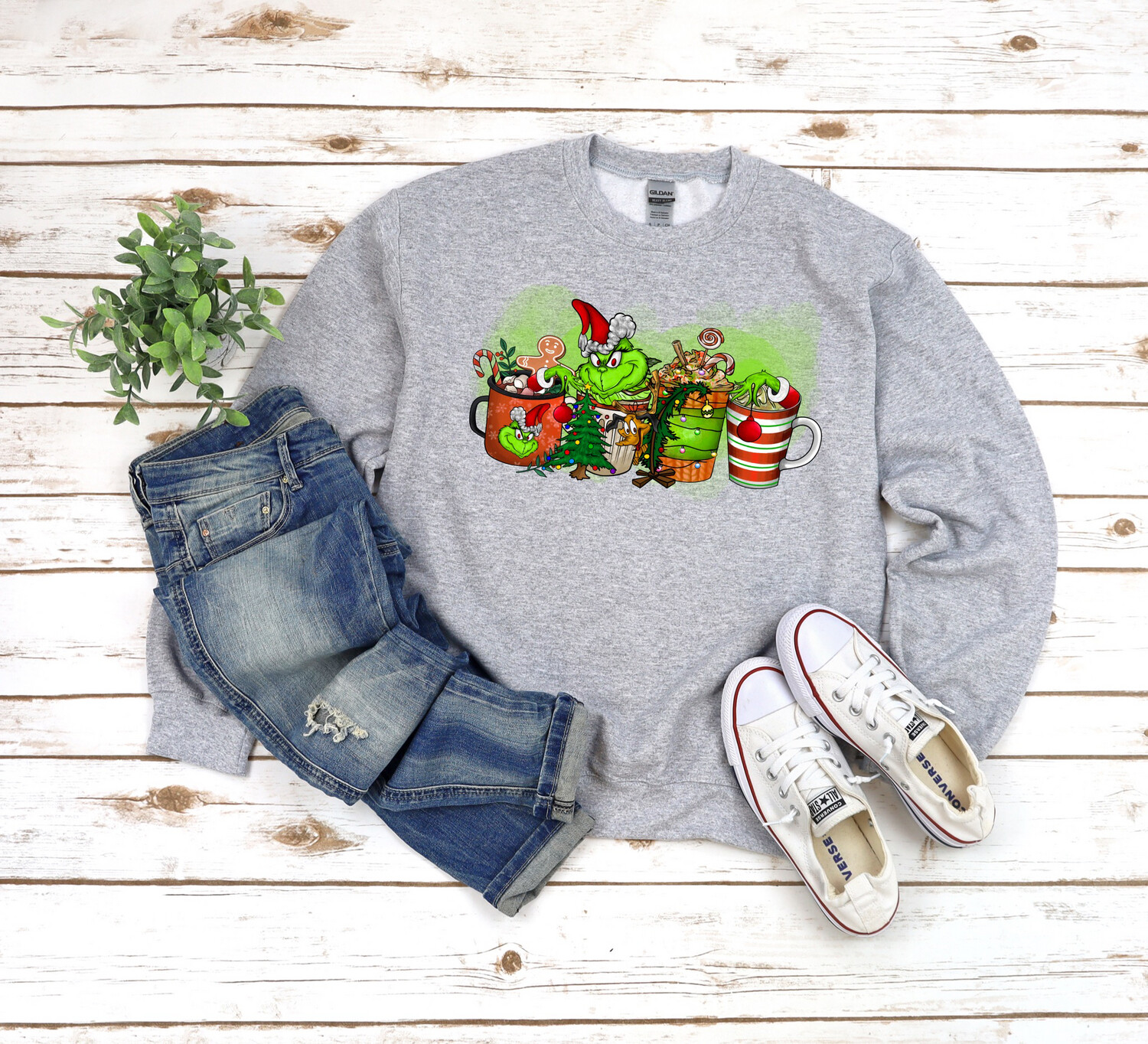 Grinch Coffee Sweatshirt 