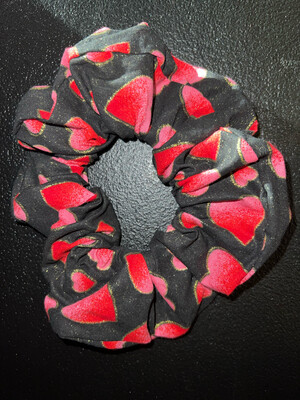 Red Heart Scrunchie