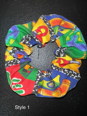 Teacher Themed Scrunchie