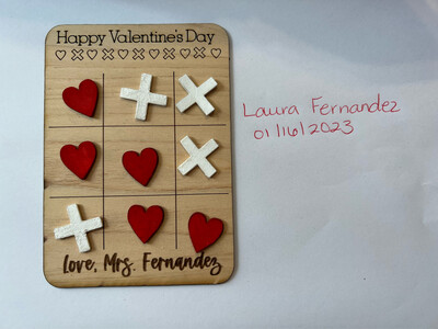 Valentine’s Tic Tac Toe 