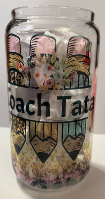 16 Oz Glass Can
