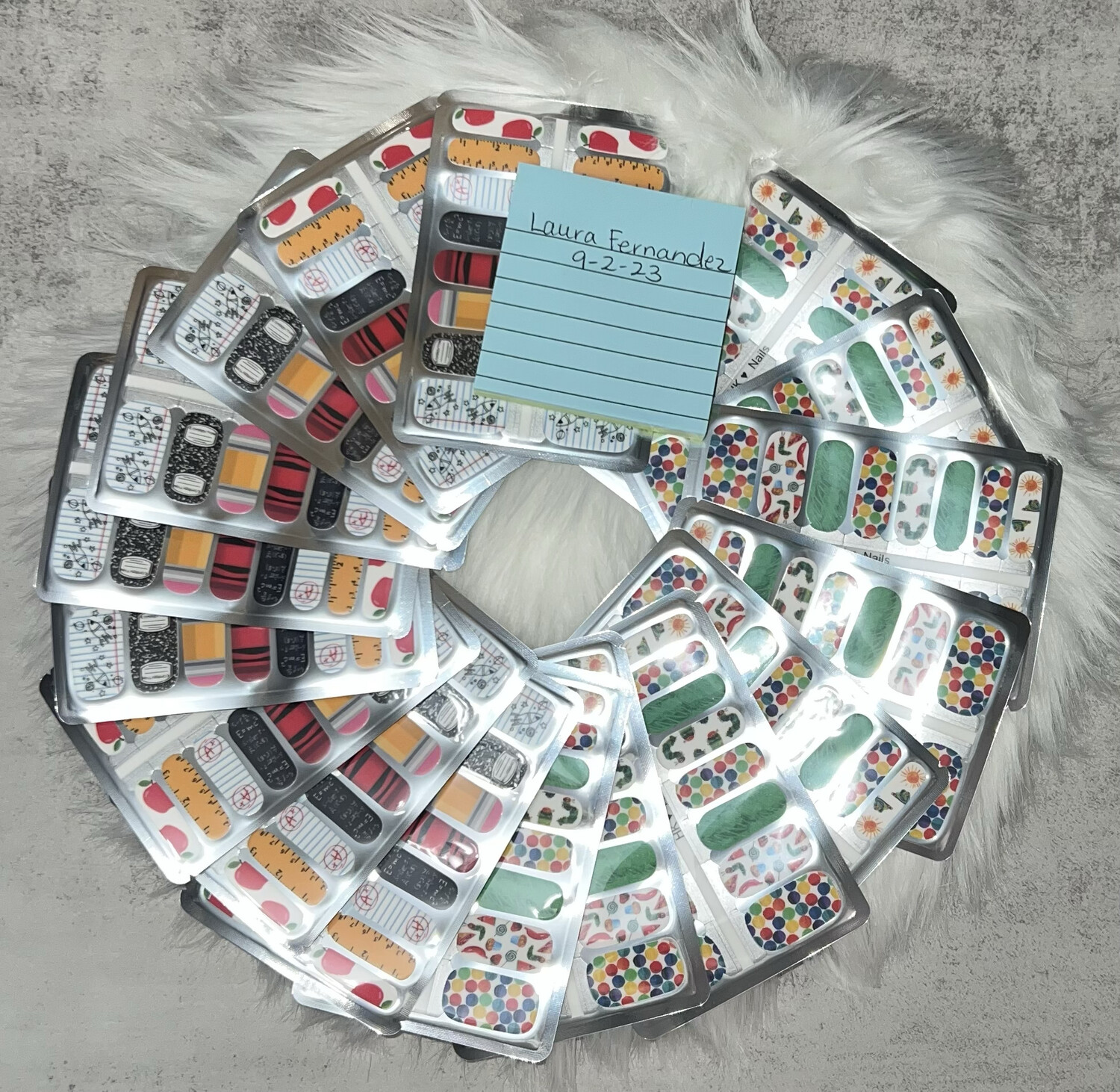 Teacher Nail Wraps
