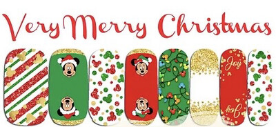 Very Merry Christmas Nail Wraps
