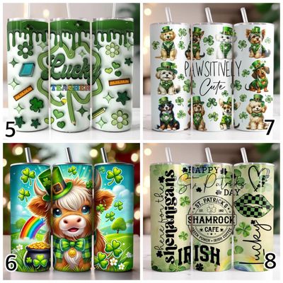 St. Patrick's Day Tumblers