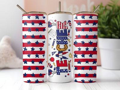 4th of July Teacher Tumbler 4th of July Teacher Tumbler