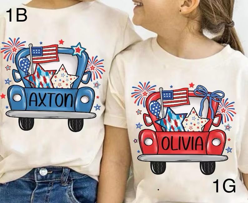 Personalized Kids 4th July