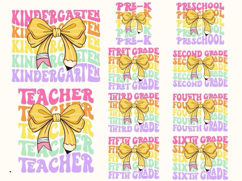 Pencil Bow Back To School