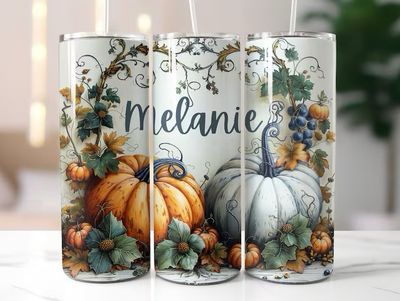 Personalized Pumpkin Tumbler