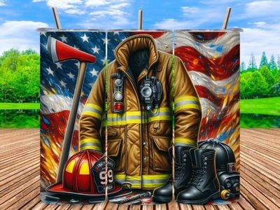 American Firefighter Tumbler