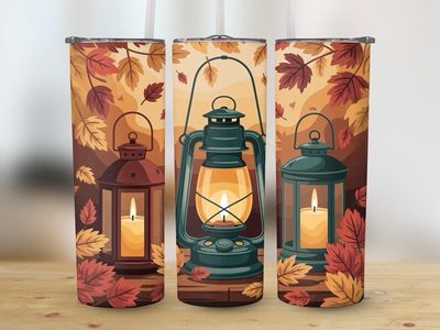 Fall Lantern Tumbler