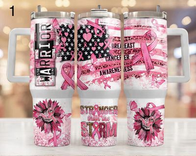 Breast Cancer Awareness 40 Oz. Tumbler Breast Cancer Awareness 40 Oz. Tumbler