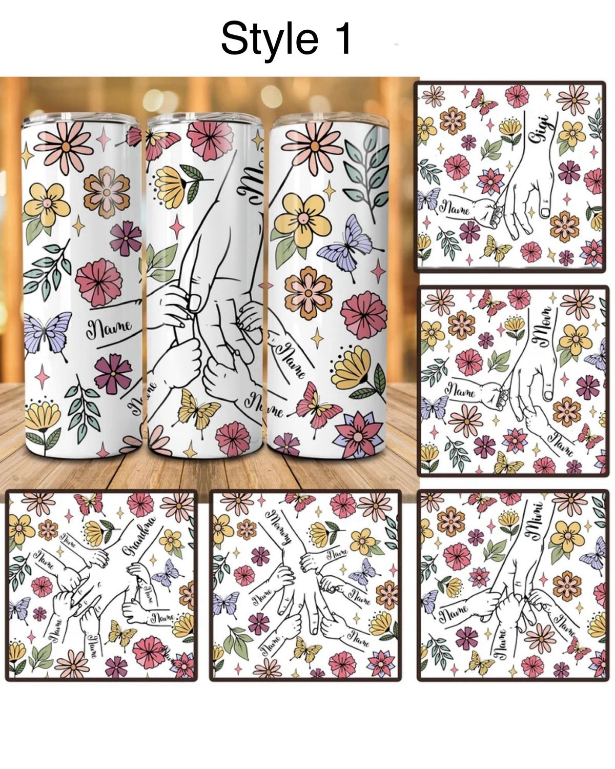 Personalized Women’s Hand Holding Tumbler Personalized Women’s Hand Holding Tumbler