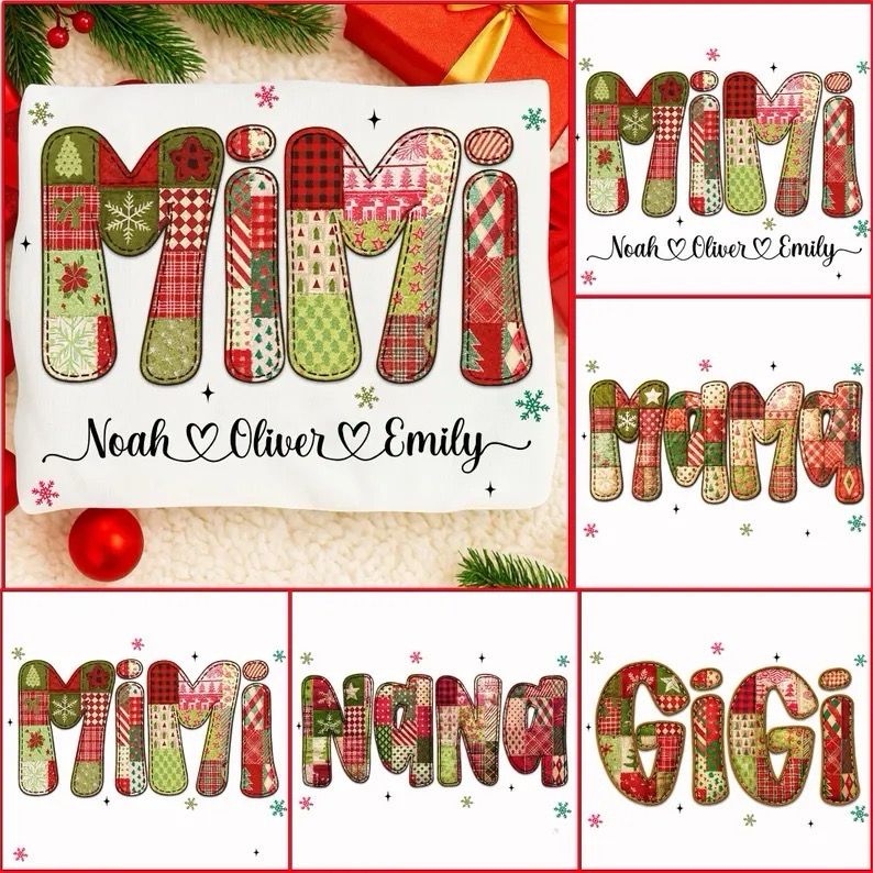 Personalized Christmas Patchwork
