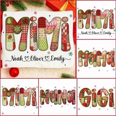 Personalized Christmas Patchwork