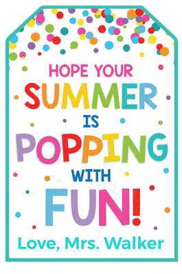 End Of Year Pop It Student Gift