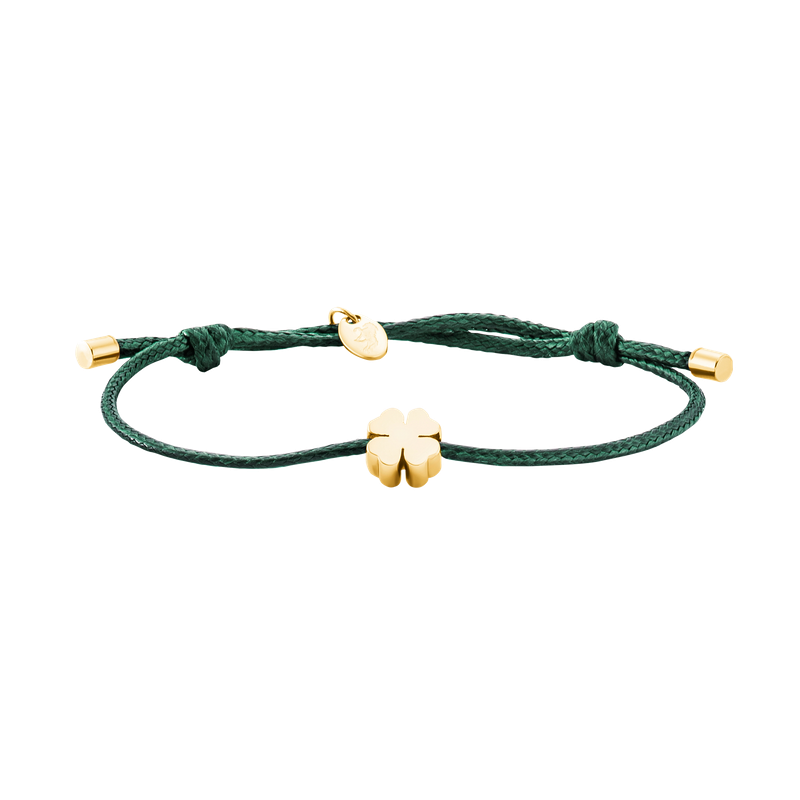 Armband Lilja – Bliss | Dunkelgrün – Gold