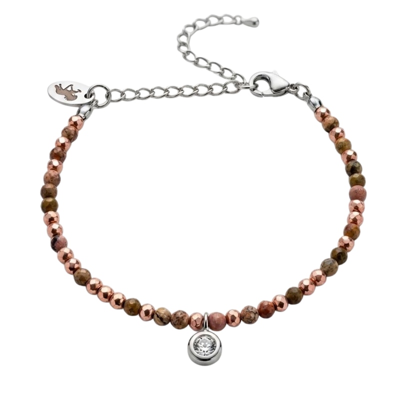Armband Perlen - Silber