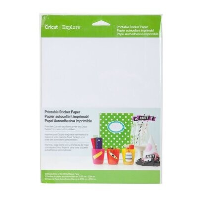 Cricut Printable Sticker Paper (12 stuks)