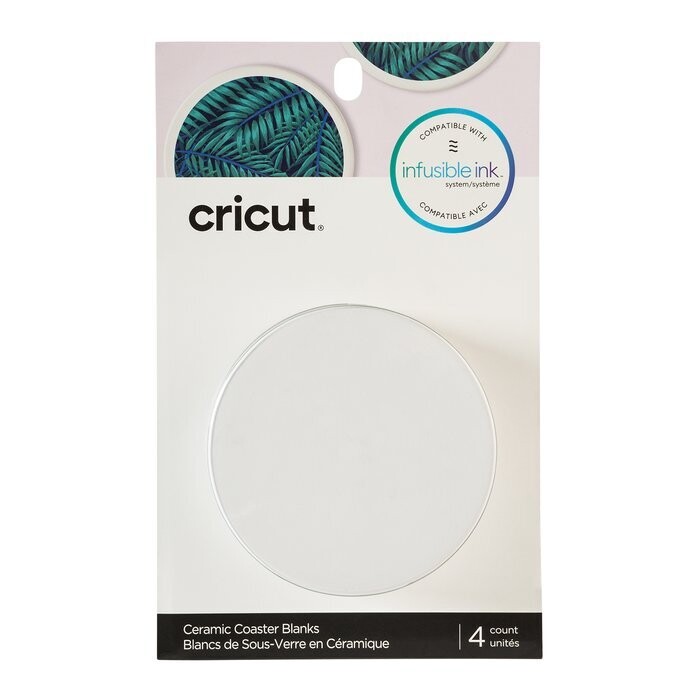 Cricut • Blanco onderzetters keramisch rond