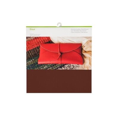 Cricut • Genuine leather 30,5x30,5cm Dark brown