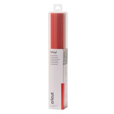 Cricut • Premium Vinyl™ Permanent 30,5x122cm - Tomaatrood