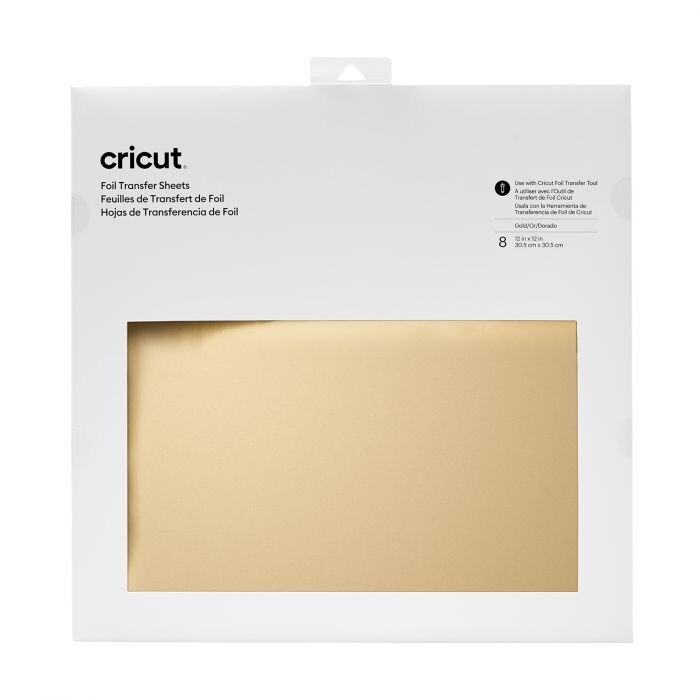 Cricut • Transferfolie vel 30,5 x 30,5 cm Goud (8pcs)