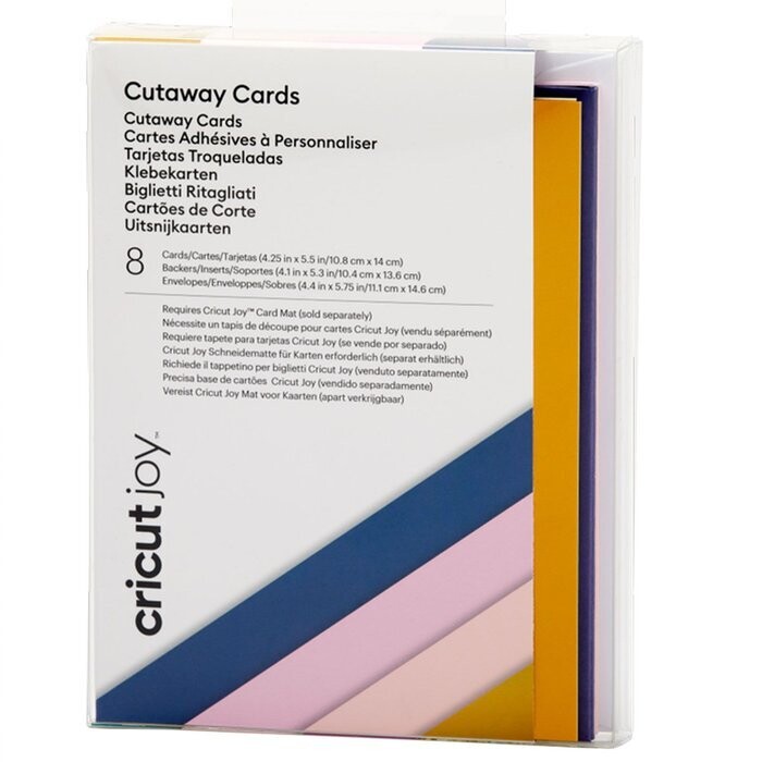 Cricut • Cut-away card sampler A2 8pcs Rain