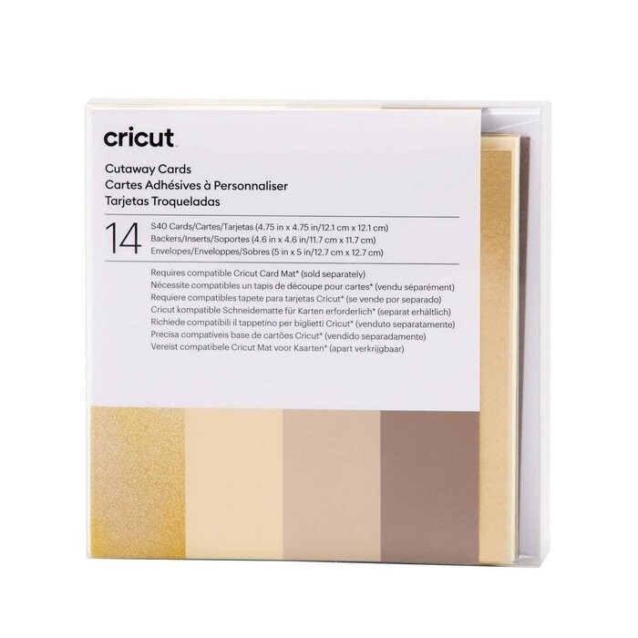 Cricut • Cut-Away Cards Neutrals S40 (14pcs)