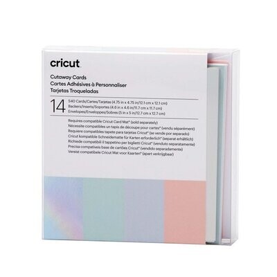 Cricut • Cut-Away Cards Pastel S40 (14pcs)