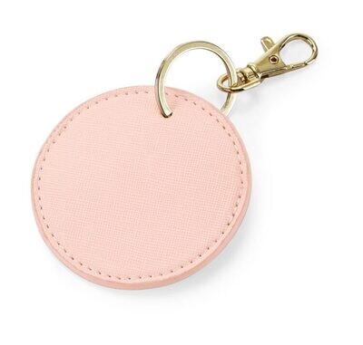 Boutique Circular Key Clip - Soft Pink