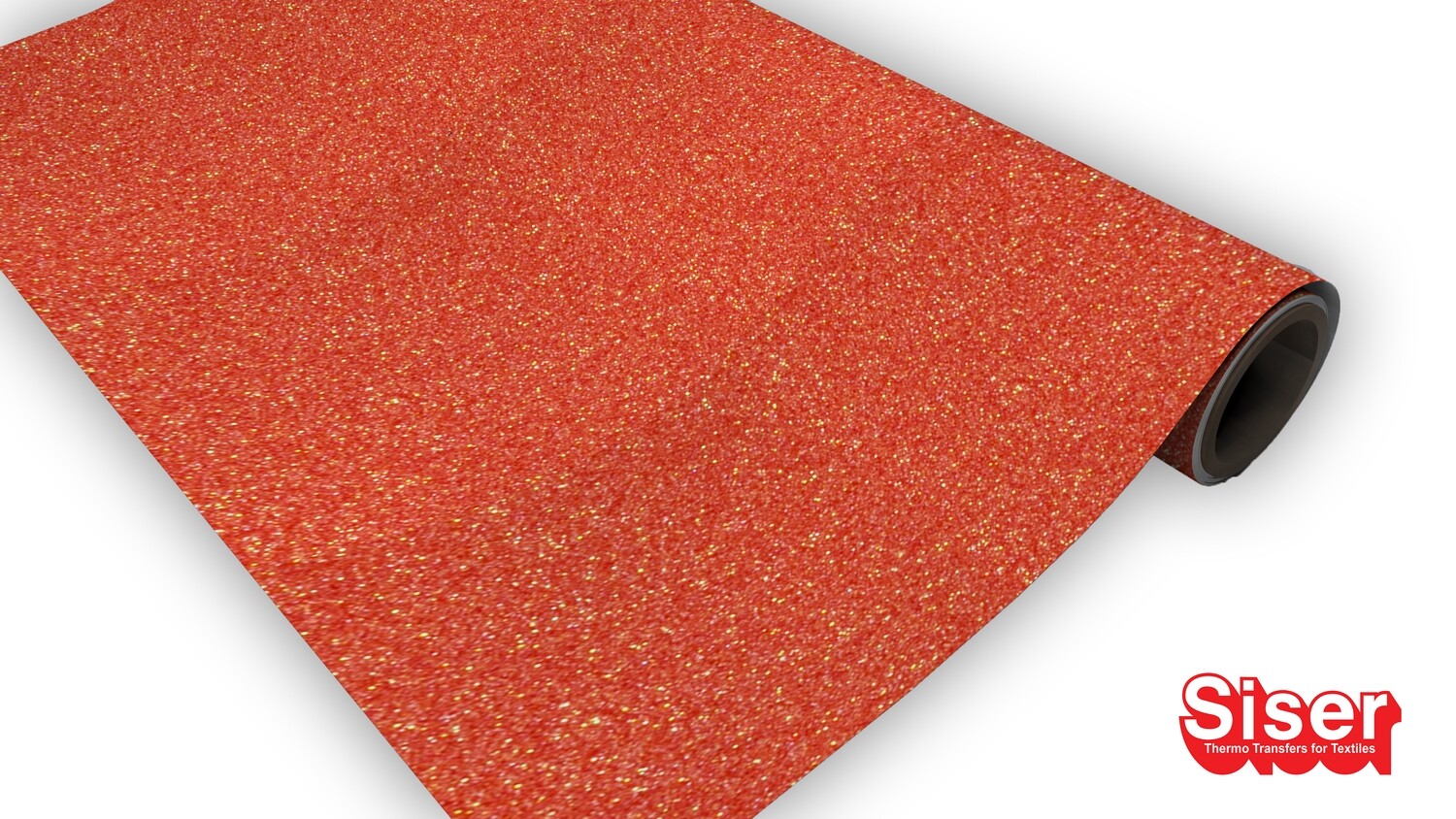 Glitter Ember Orange Flex