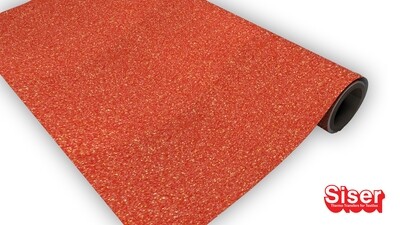 Glitter Ember Orange Flex