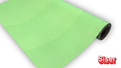 Glitter Neon Green Flex