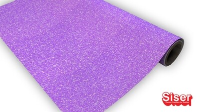 Glitter Neon Purple Flex