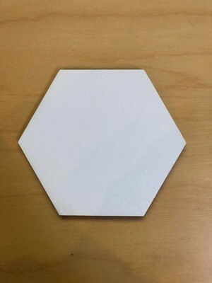 Hexagon sublimatie - Diameter 10 cm