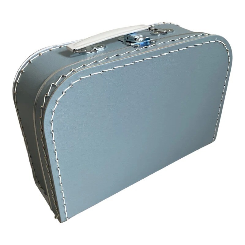 Koffertje Grijsblauw 25cm