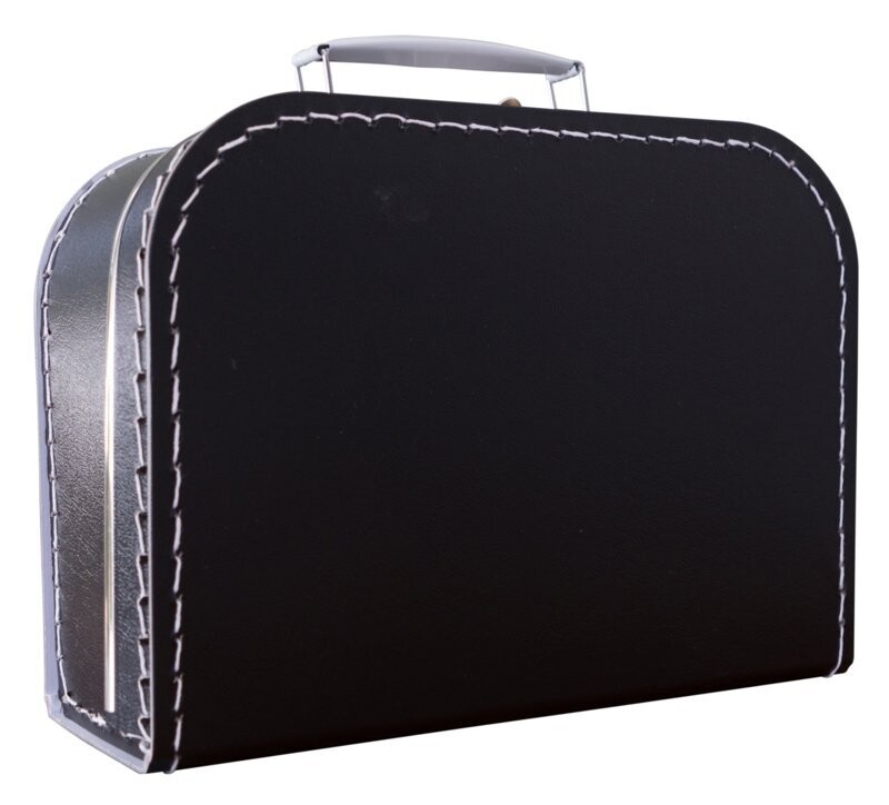 Koffertje Zwart 30 cm