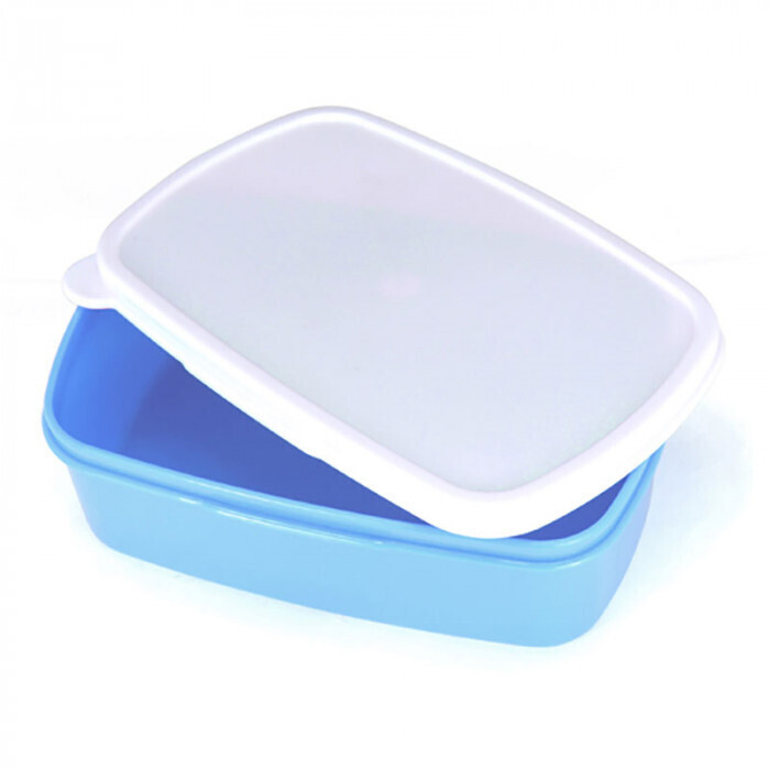 Lunch box 18 x 13 cm - Licht blauw