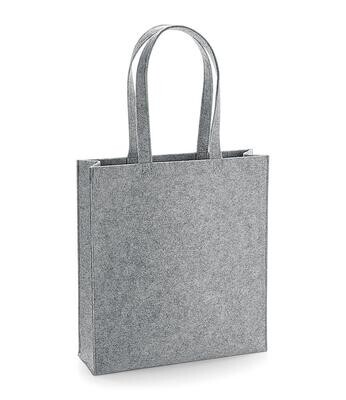 Felt shopper - Grey Melange