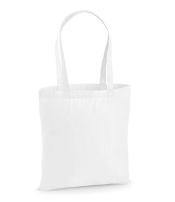 Premium Cotton Tote Bag - White