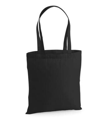 Premium Cotton Tote Bag - Black