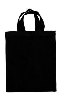Small Cotton Shopper - Black