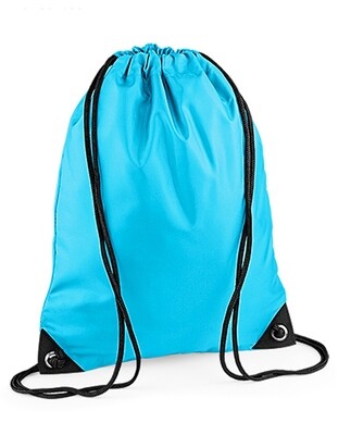 Premium Gymsac - Surf blue