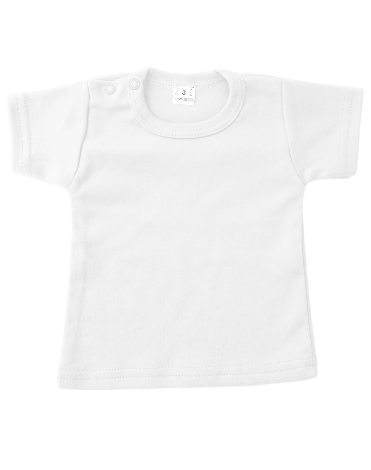 Korte Mouw T-shirt - Wit