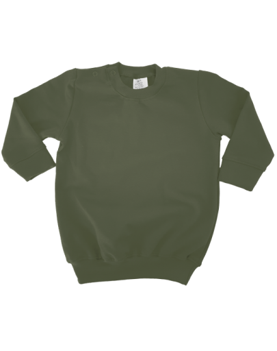 Sweater Jurk - Leger Groen