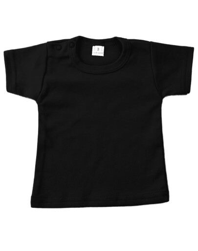 Korte Mouw T-shirt - Zwart