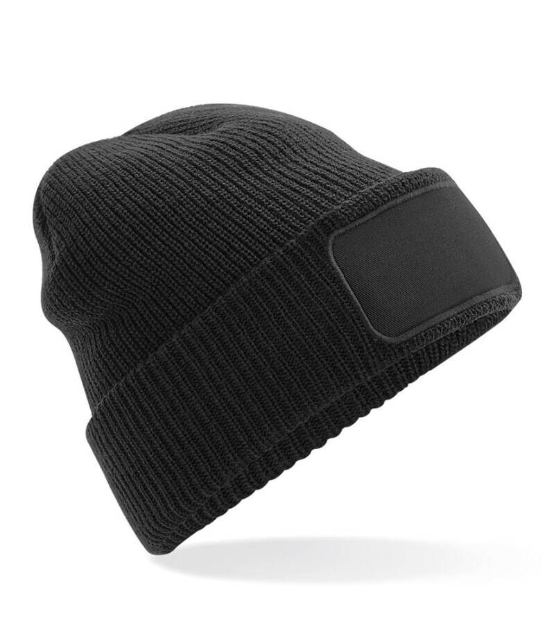 Patch Beanie Black